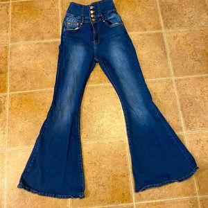Extremely high waisted Stretchy Flare BellBottoms
